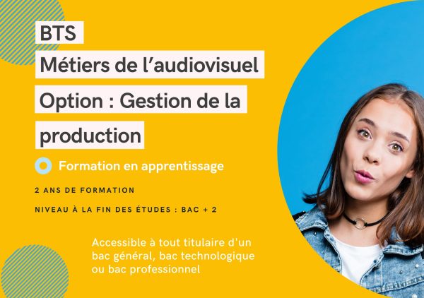 Bts Métiers De Laudiovisuel Option Gestion De Production Ensemble Scolaire Saint François De 